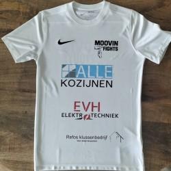 Bedrukt shirt voor kickboks wedstrijd