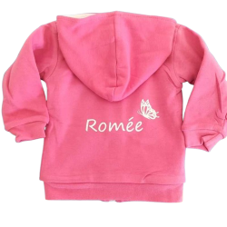 Kinder vest met naam